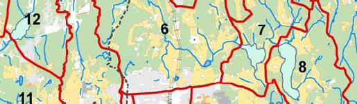 1 Råvannskilde Gjersjøen er råvannskilde for Oppegård vannverk, og ligger nedstrøms vannforekomstene 2 8 slik det fremgår av figur 1.