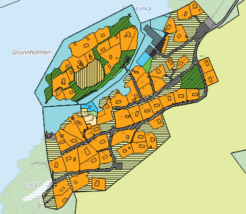 2 Gjeldende reguleringsplaner Følgende reguleringsplan innenfor avgrensningen til detaljplanen blir berørt: «Hytteområde på del av gnr./bnr.554 m.fl.