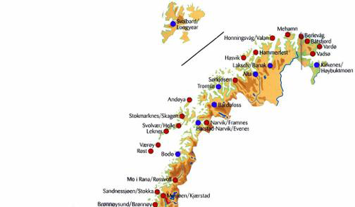 Luftfart 20 norske lufthamner