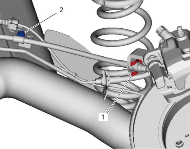 Using shock absorber fluid or any other fluid that contains mineral oil for the brake fluid will cause the rubber parts in the brake hydraulic system to swell or distort.