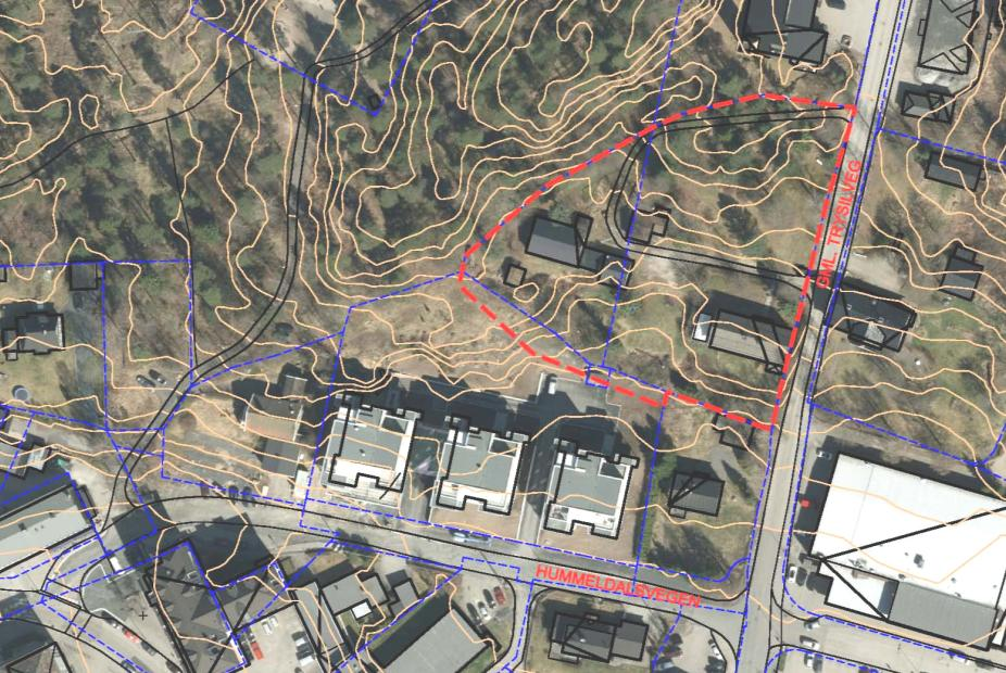 Planområdet Planområdet ligger i sentrum av Elverum, langs med Gamle Trysilveg og inntil Galgebergparken. Området er i dag regulert til konsentrert småhusbebyggelse i form av ene- og tomannsboliger.