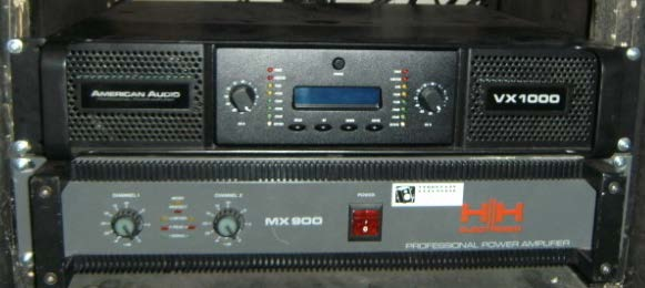 American Audio XLT 1200 (2x600w) American Audio VLP 1500 (2x750w) American Audio VX