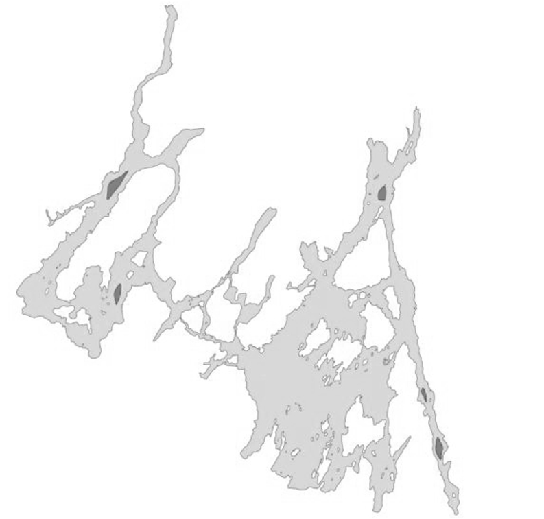 Fosfor og oksygen i bunnvannet I en horisontal undersøkelse av oksygenforholdene i Vansjø 8.-9. august 2005 ble det funnet oksygenbrist på dyp større enn 11 meter i Vanemfjorden.