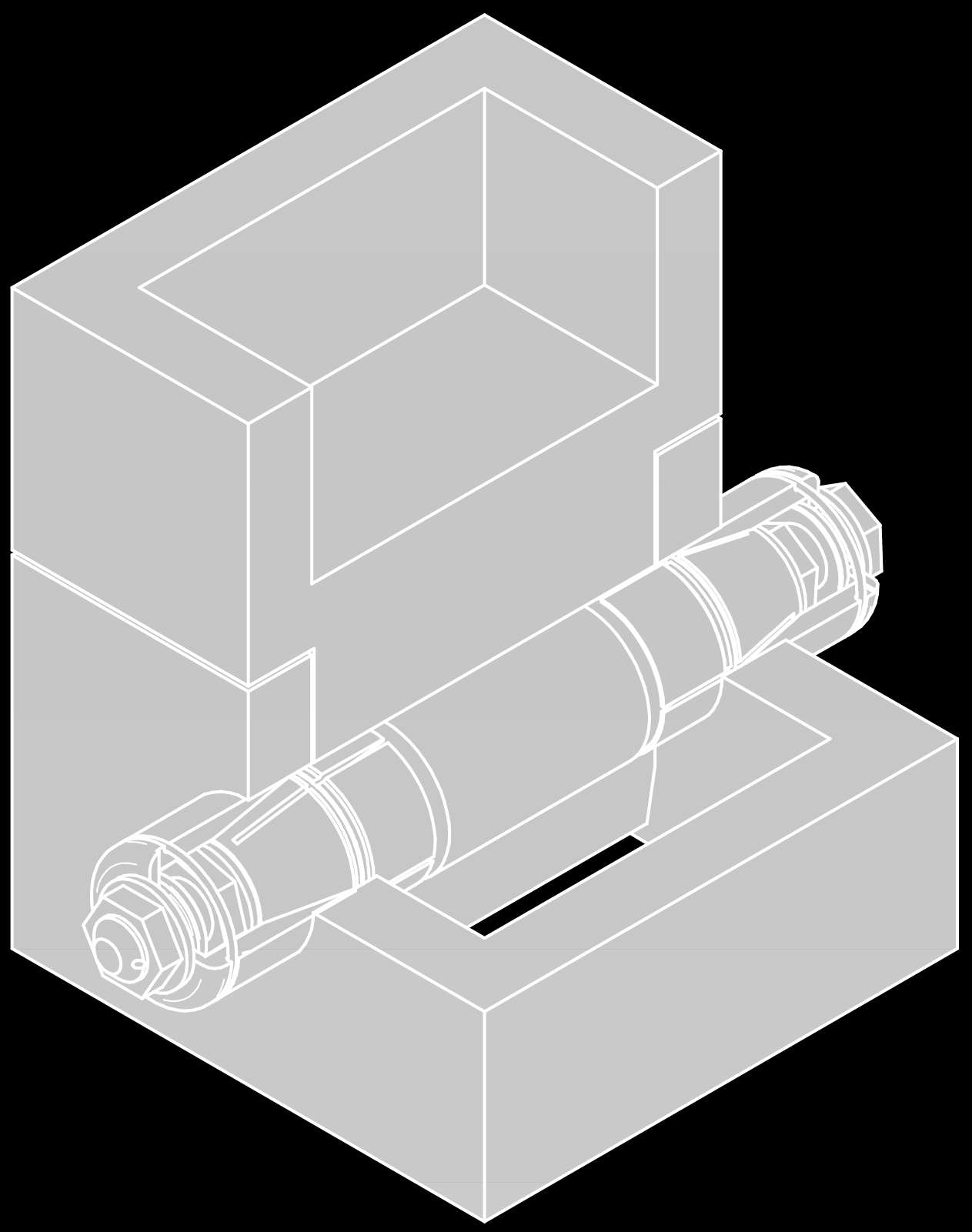 upper section øvre seksjon nut mutter o-ring o-ring nut mutter outer conical sleeve