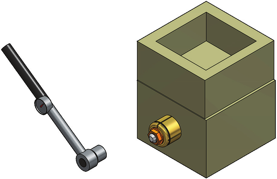 Komponenter monteres. 1.6/ Tighten alternately at both ends.