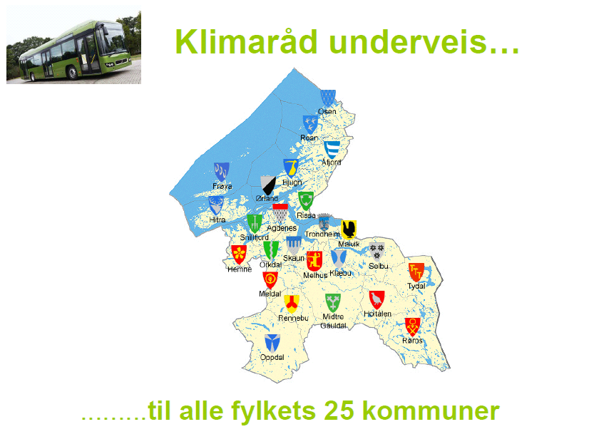 Klima- og energiplaner Kommunen skal innarbeide tiltak og virkemidler Fylkeskommunen skal legge retningslinjen til grunn for regional