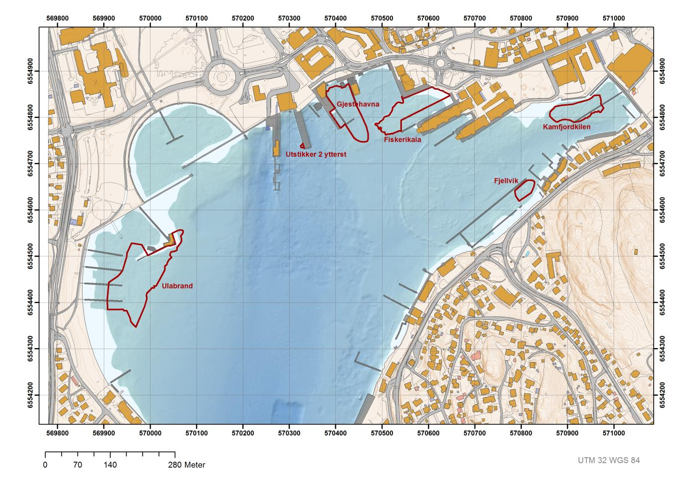 Side 3 av 24 1 INNLEDNING Som en del av sedimenttiltakene i Sandefjordsfjorden skal det i tillegg til tildekkingen av forurenset sjøbunn også utføres mudringsarbeider.