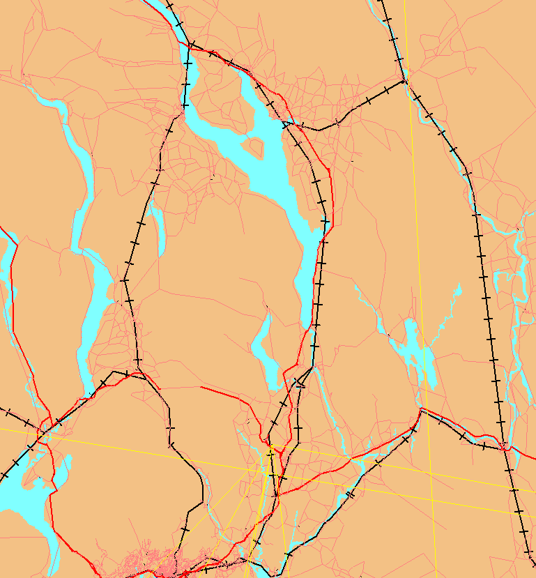 2.2.2 Konsept 1A I konsept 1A ser vi på dobbeltsporutbygging mellom Oslo og Hakadal. Fra Figur 1ser vi at dette betyr en hastighetsøkning til 9 km/t på denne strekningen.
