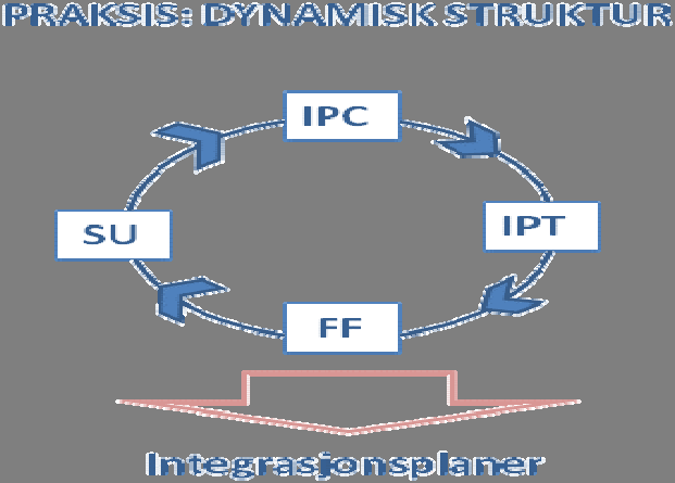 Integration Planning Committee (IPC) var et rent ledelsesorgan med deltakere fra begge selskapene. Den hadde beslutningsmyndigheten når planene skulle legges.