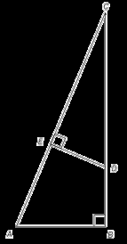 Oppgave 7 (5 poeng) Nettkode: E 4B5R Gitt ΔABC og ΔCED. Se figuren ovenfor. BC = 36, AC = 39 og CD = 26.