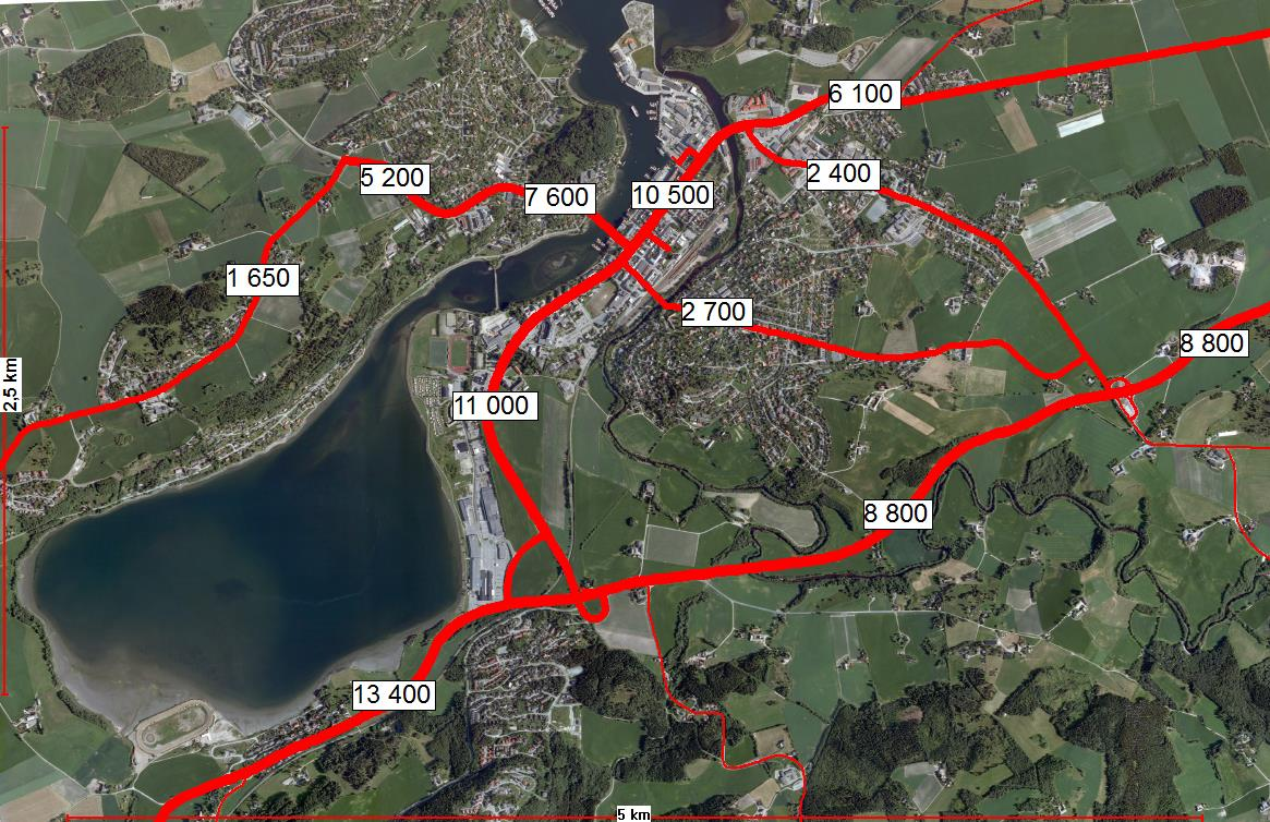 Trafikk Ny kommunedelplan Levanger - sentrum -