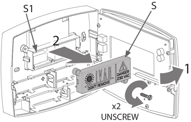 OBS: Chronotermostaten må plasseres slik at den kan komme i kontakt med alle aktuatorene, innen 0 meter.
