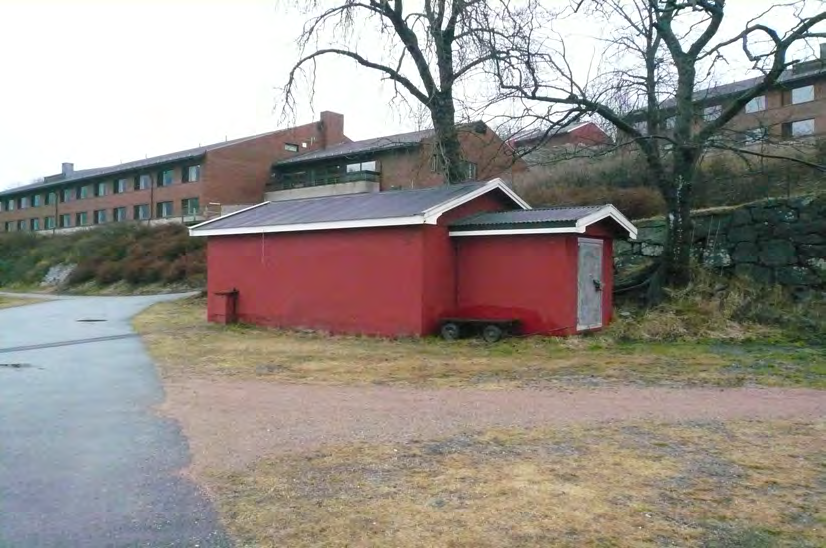 innvendig 1004 Østre strandbatteri A A Kjernens tak orggården Voll på tak 1012 Lyskaster