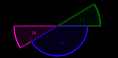 To vinkler som ligger rett ved siden av hverandre, kalles nabovinkler: Nabovinkler danner alltid