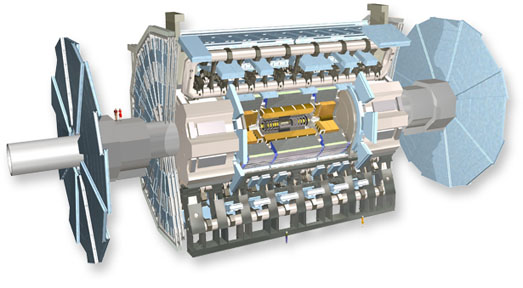 8 KAPITTEL 2. LARGE HADRON COLLIDER (LHC) anna Higgs mekanismen, supersymmetri(susy) og ekstra dimensjonar.