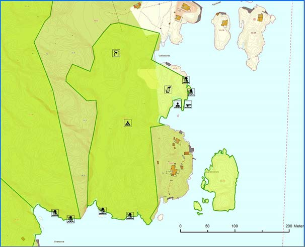 DEL 2.09: Forvaltningsplan Porsgrunn kommune: Siktesøya øst med Gardsholmen 1. Områdebeskrivelse/status Gnr/ Bnr 31/41 31/7 FS-nummer naturbase.