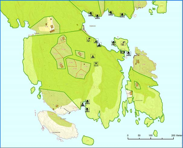 DEL 2.10: Forvaltningsplan Porsgrunn kommune: Siktesøya syd med Svensvika 1. Områdebeskrivelse/status Gnr/ Bnr 31/8 31/9 FS-nummer naturbase.