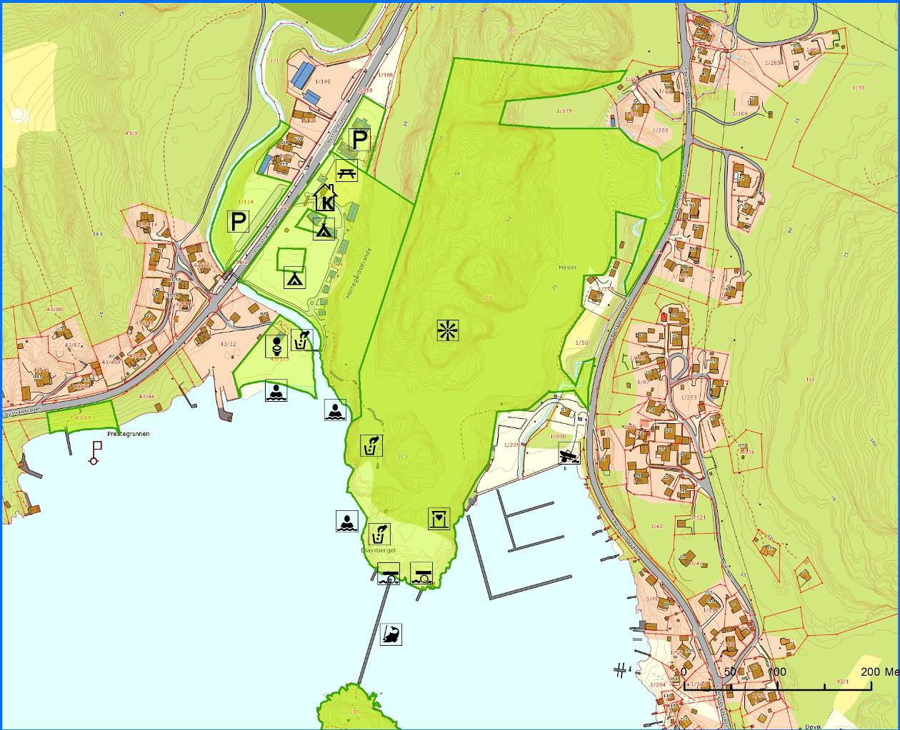 DEL 2.20 Forvaltningsplan Porsgrunn kommune: Olavsberget 1. Områdebeskrivelse/status Gnr/ FS-nummer Sikrings Bnr naturbase.