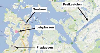 Her kommer leiren Stavanger Stavanger ligger på Nord-Jæren i Rogaland. Byen er Norges 4.