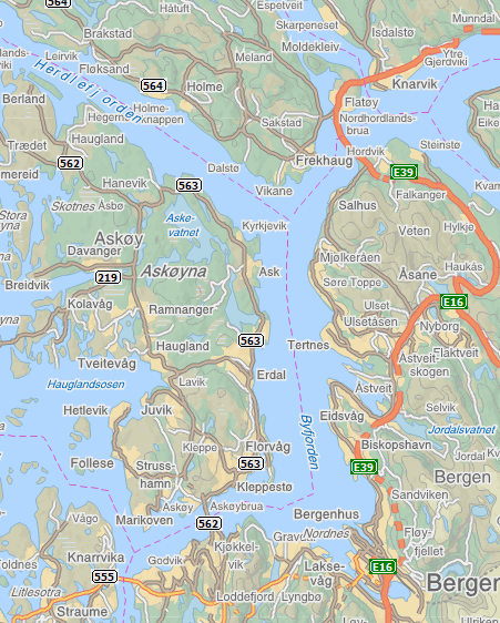 2 Rutepakke 5: Nordhordland-Bergen 2.
