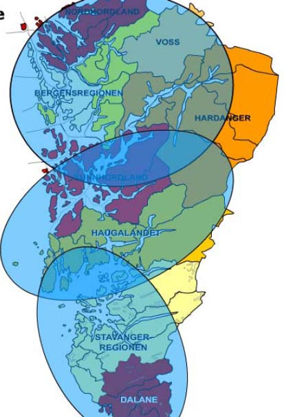 By og tettsteder Haugesund er regionsenter, og byen har i overkant av 40.000 innbyggere, inkludert deler av fastlands-karmøy. Åkrehamn og Kopervik på Karmøy er nest størst med vel 7.