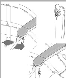Å bruke Minivator Nøkkelbryter Minivator trappeheis er utstyrt med nøkkelbryter (fi g. 2). Trappeheisen kan ikke startes før nøkkelen er satt i og dreid til startposisjon.