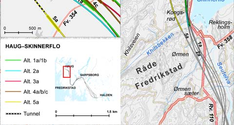 det er bedre grunnforhold (berg). Se forstudien [5] for de vurderte alternativene på delparsellen.