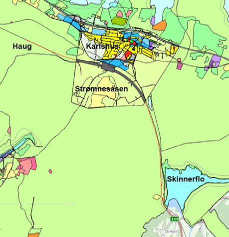 2.5.2 Arealplanstatus - Råde Kommuneplanens arealdel for Råde kommune (2011-2022) I kommuneplanens arealdel for Råde kommune (2011-2022) er nytt dobbeltspor vist som en gjennomgående senterlinje.