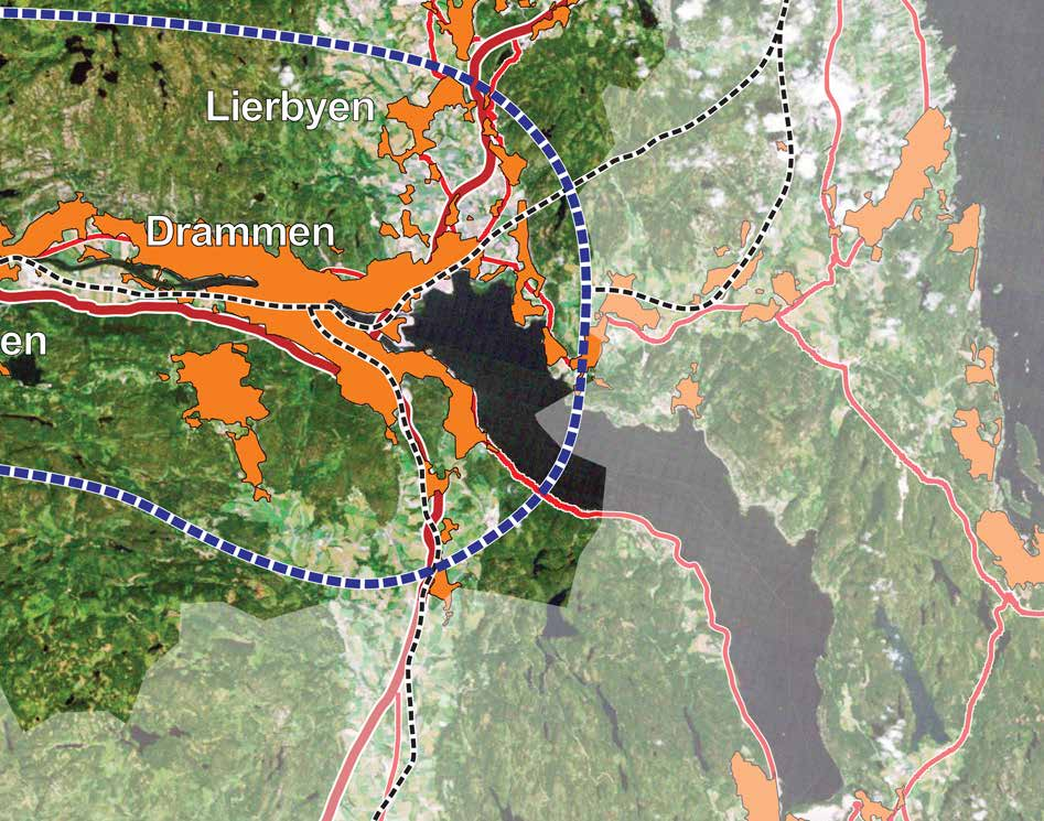 vegvesen region sør og Kystverket Sørøst. Samarbeidet ble etablert i 2010 og har bl.a. som målsetting at Buskerudbyen skal være et bære- og konkurransekraftig byområde av betydelig interesse i Norge.