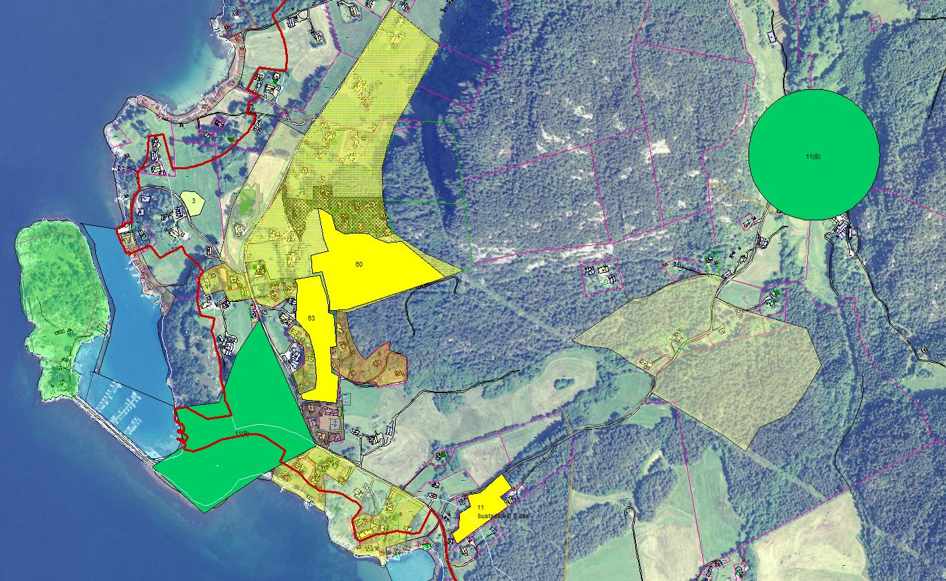 Vinnes Vern 11(8) Bustad 60 Bustad 63 Vern 11(9) Bustad 11 Alle innspel om vern takast med til vidare vurdering.