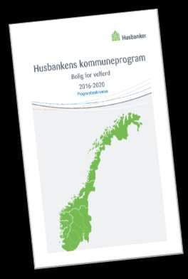 Husbankens kommuneprogram 2016-2020 Strategien -