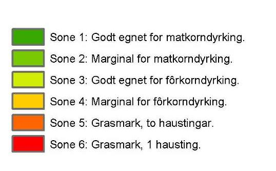 Bruk av areal - prioritering Hovedfokus: - Økt matproduksjon - Lavt utslipp av klimagasser Prioriteringer: 1.