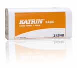 De er tilpasset 34 495 Katrin Basic C-Fold 2 fremfor alt for enklere bruk i offentlige toalettrom, men 46 433 Katrin Basic Clini Roll 50 2-lag, grå 24 x 125 pk