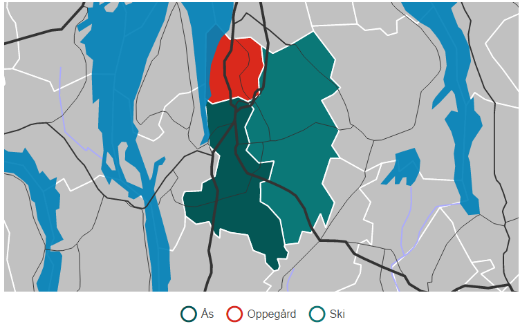 Du kan slå sammen flere kommuner Pendlingsdata gir en