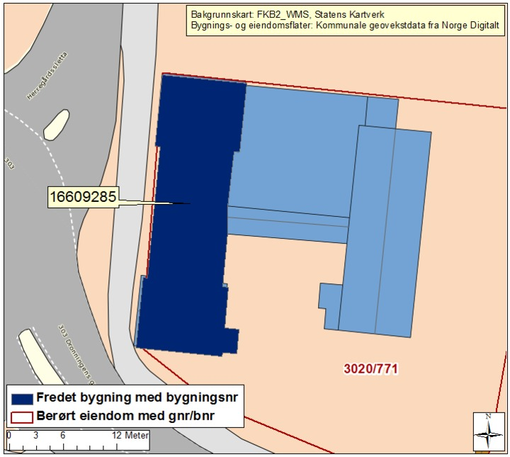 Side 7 FENGSEL, FORBYGNING Bygningsnr: 16609285 Gnr/bnr: 3020/771 Oppført: 1862 AskeladdenID: 174932-3 Referanse i landsverneplanen: Bygning 8511 Fredning bygning Fredningen omfatter bygningens