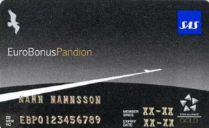 Bonusprogrammer i flybransjen Figur 3: Kortet tilhørende Pandion-medlemskapet SAS Credits er en av SAS sine bedriftsavtaler (SAS, 2016d).
