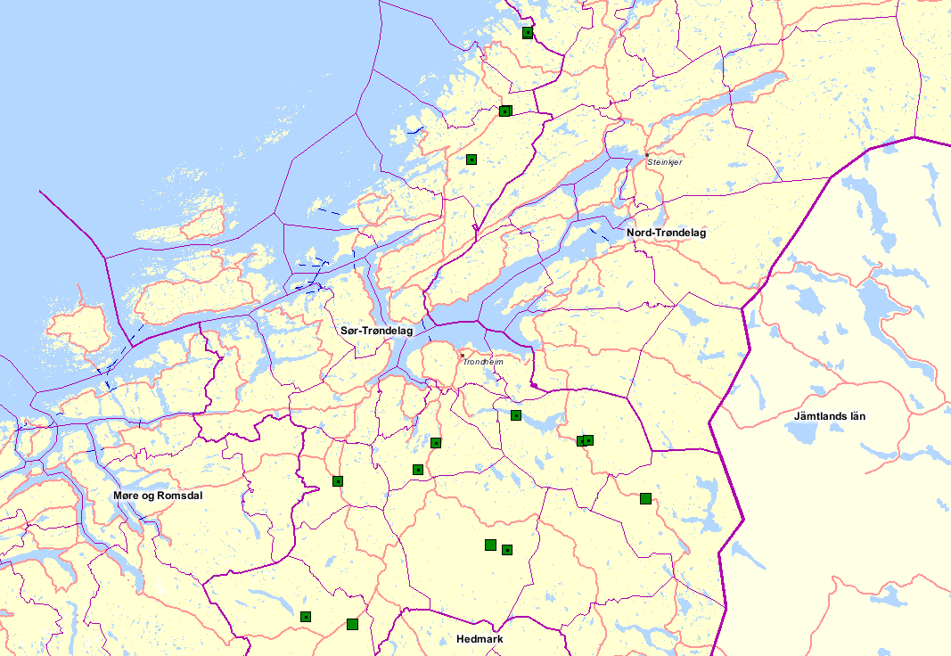 2009 i region 6 (6 i MR, 17 i ST og 131 i NT).