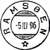 Fra poststedsfortegnelsen 1892 ble navnet skrevet RAMSØEN. Poståpneriet RAMSØEN ble lagt ned fra 01.04.1905. Stempel nr. 1 Type: KP Utsendt 08.07.