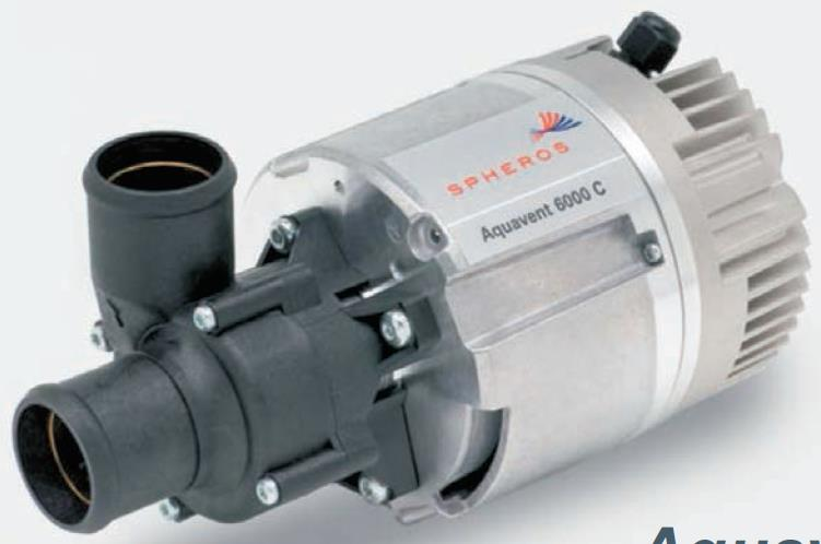 Aquavent 6000C Aquavent 6000C ( U4855 ) Børsteløs motor med akseldrevet pumpe Flowkapasitet 6000 liter / time ved 0,2 bars