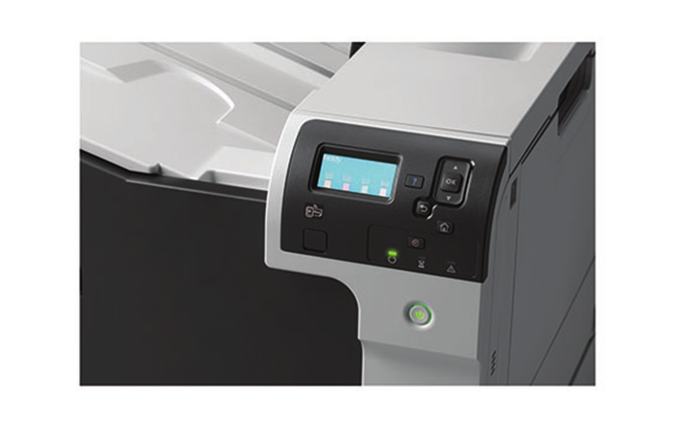 Dataark HP Color LaserJet Enterprise M750-skrivere Skriv ut store volumer av fargedokumenter av profesjonell kvalitet på et bredt utvalg av papirformater.