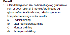 Fra strategisk plan