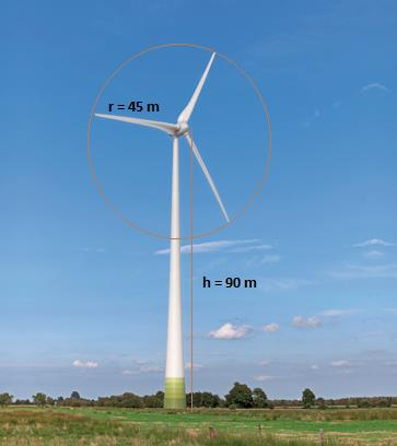 STØYUTREDNING KU 7 Figur 2 - Dimensjoner eksempelturbin, bilde hentet fra siemens.com Ved hver vindturbin opparbeides det kranoppstillingsplasser.