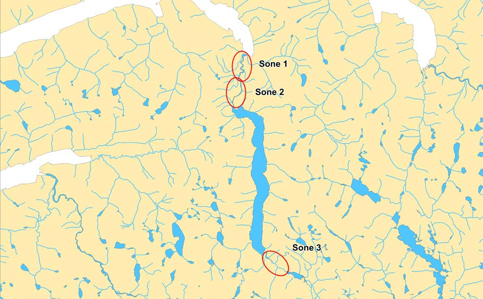 104.Z Eira Kommune Nesset Anadrom strekning (km) Anadrome innsjøer Ja Reguleringer Kultivering Fangst 2014 326 % avlivet 67 Gytebestandsmål (kg hunnfisk) 761 Undersøkelser 2014, stamfiske Generelt