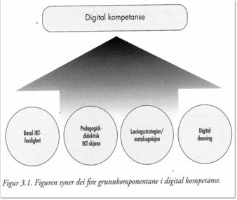 Læreres digitale kompetanse omfatter i tillegg