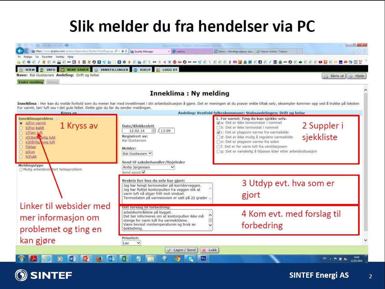 informasjon om problemet og ting en kan gjøre 3 Utdyp