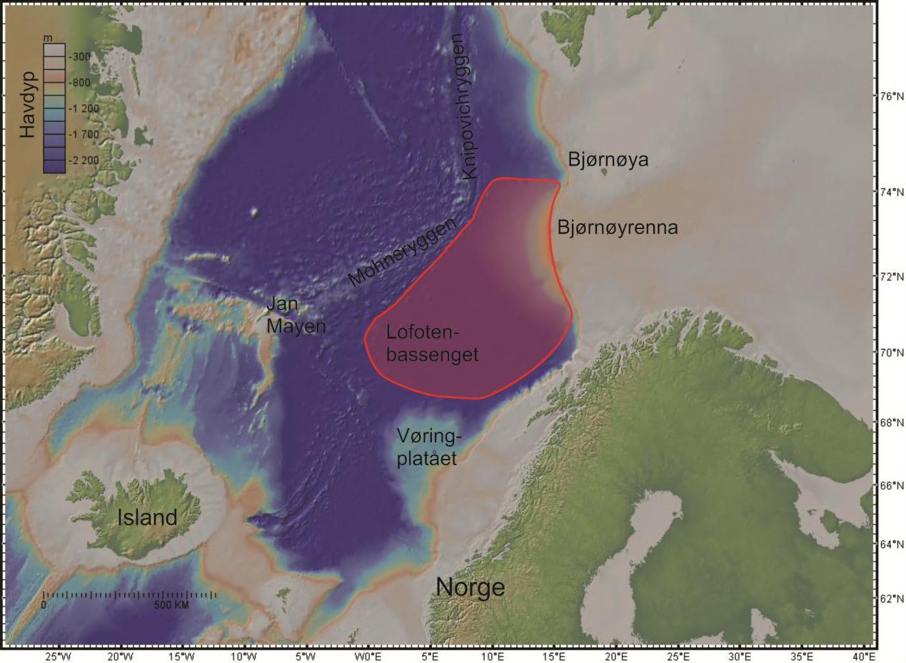 Kapittel 2 Geologisk rammeverk 2.6 Seismostratigrafisk rammeverk på Bjørnøyviften Bjørnøyviften er lokalisert i munningen av Bjørnøyrenna (Fig. 2.12).