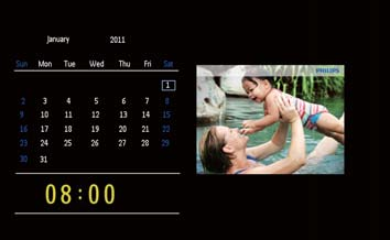 6 Jam dan kalendar Bahasa Melayu Anda boleh memaparkan jam dan kalendar dalam tayangan slaid atau pun memaparkan jam berasingan.