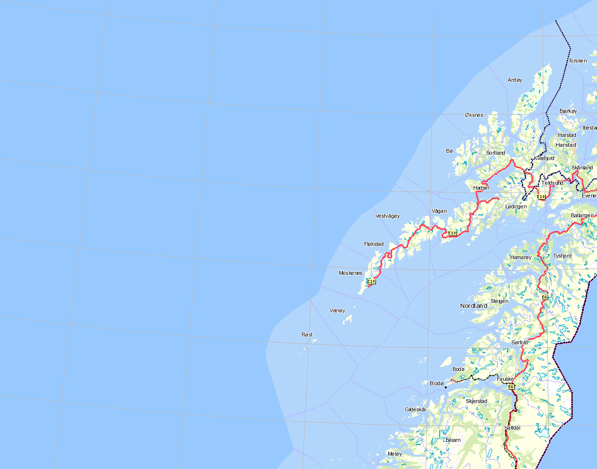 Område 4 Lofoten Innebefatter følgende