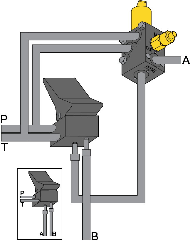 Instruksjonsbok 4.4.12 Tilkobling av spaker X2 Se egen monteringsanvisning for tilkobling av spaker 4.4.13 Spakemulering Hvis det skal monteres spakemulering, kan du se tilkoblingsanvisning 841608.