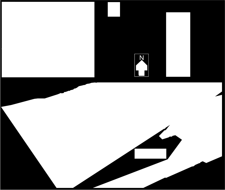 Lilla polygon viser lokaliseringen til A. Figur 3.